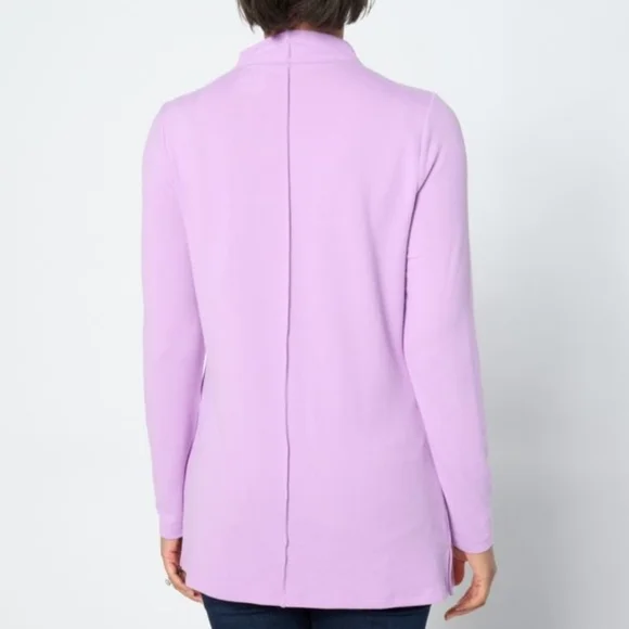 Denim & Co Heavenly Jersey Tunic - Picture 2 of 4